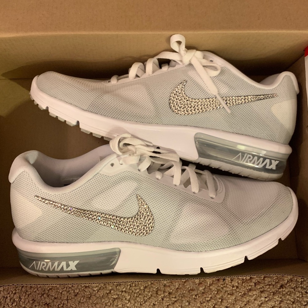 Custom Nike Air Max Sequent (swarovski crystals)